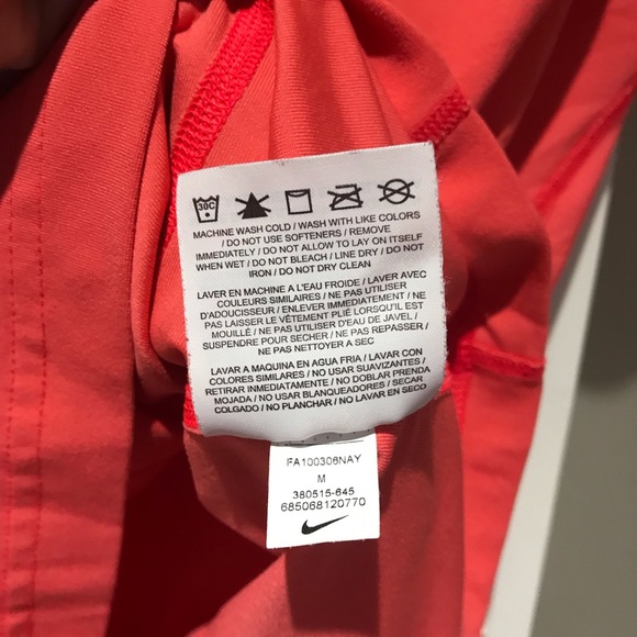 Nike Women’s Dri-FIT Tee Coral - Picture 3 of 8